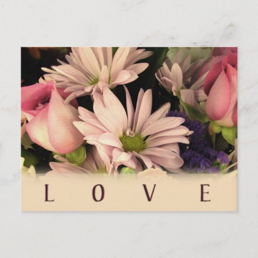 古い愛ファッションドはがき ポストカード (正面)