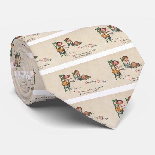 古い感謝ファッションドの気持ち ネクタイ (ロール)