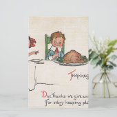 古い感謝ファッションドの気持ち 便箋 (スタンド正面)