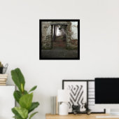 古い戸口からヴィンテージ園 ポスター (ホームオフィス)