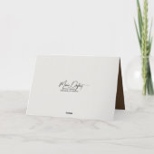 古い戸口にノジー誕生日犬 カード (裏面)