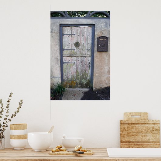 古い戸口 ポスター (キッチン)