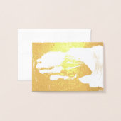 古い手実在さよならフォイルカード 箔カード (封筒付き正面)