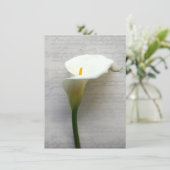 古い手書きの招待でユリを呼ぶ 招待状 (スタンド正面)