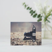 古い折りたたみカメラ ポストカード (スタンド正面)