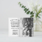 古い拍車での退職発表 (スタンド正面)