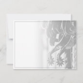 古い拍車での退職発表 (裏面)