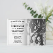 古い拍車での退職発表 (スタンド正面)