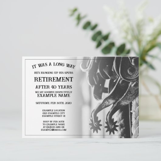 古い拍車での退職発表 (スタンド正面)