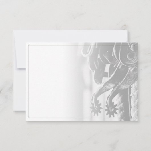 古い拍車での退職発表 (裏面)