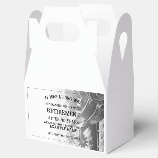 古い拍車での退職発表 フェイバーボックス (オープン)