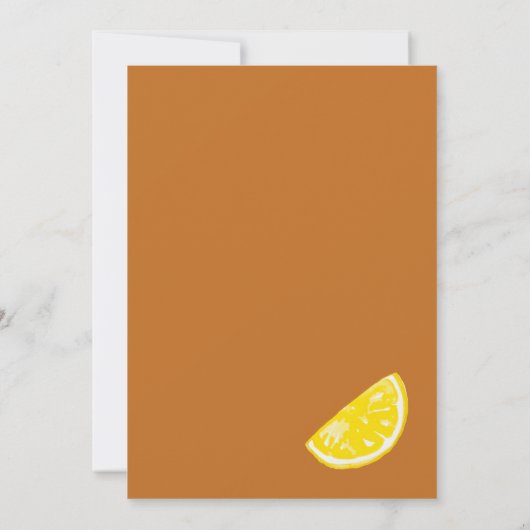 古い招待状 招待状 (裏面)