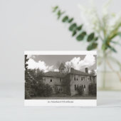 古い捨て校舎建物はがき ポストカード (スタンド正面)