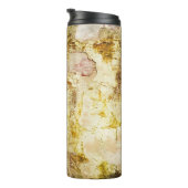 古い損傷した壁の背景要約、古い、アーカイト タンブラー (回転右)