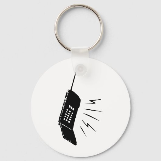 古い携帯電話 キーホルダー (正面)