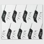 古い携帯電話 ラッピングペーパー (フラット)