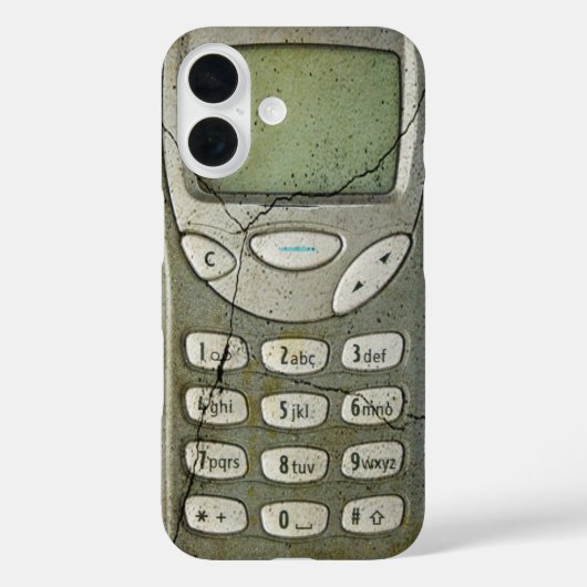 古い携帯電話 Case-Mate iPhoneケース (裏面)