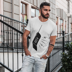 古い携帯電話Tシャツ Tシャツ