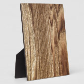 古い擦り切れた木材 フォトプラーク (側面)