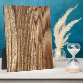 古い擦り切れた木材 フォトプラーク (側面)