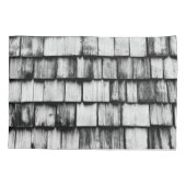 古い擦り切れた木製板壁 枕カバー (裏面)