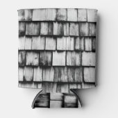 古い擦り切れた木製板壁 缶クーラー (正面)