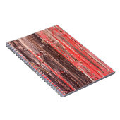 古い擦り切れた納屋やアンティークの木製の柵 ノートブック (右側)