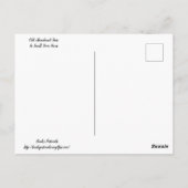 古い放棄された店 ポストカード (裏面)