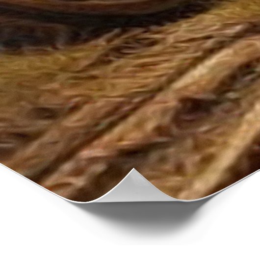 古い放棄された鉄道公園は美しい ポスター (角)