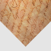 古い文字のヴィンテージスクリプトShabby Chic Decompage 薄葉紙 (詳細)