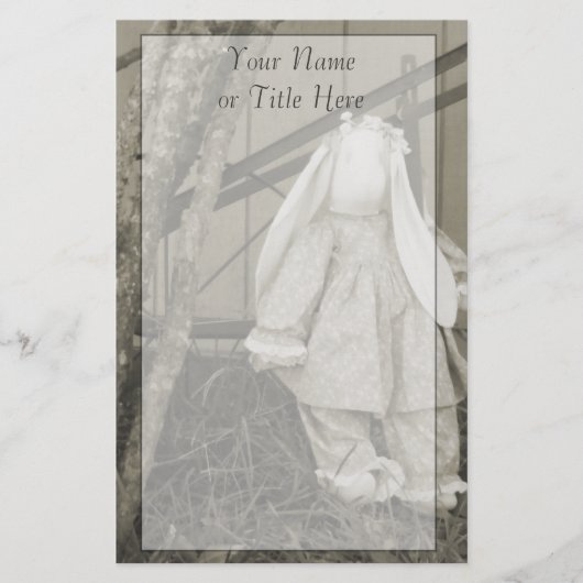 古い文房具 便箋 (正面)