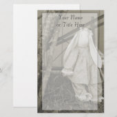 古い文房具 便箋 (正面/裏面)