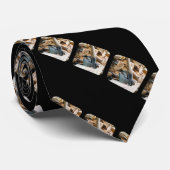 古い斧およびまきパターン ネクタイ (ロール)