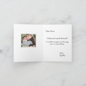 古い新しい借り物 |花嫁メイド 招待状 (内部)