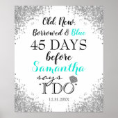 古い新しい借用および青 ポスター (正面)