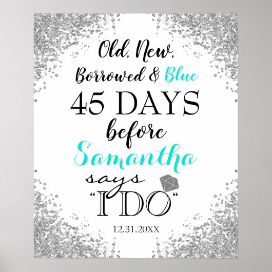 古い新しい借用および青 ポスター (正面)