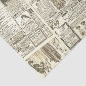 古い新聞の構成 薄葉紙 (詳細)