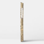 古い新聞：ヴィンテージ紙背景。 Case-Mate iPhoneケース (裏面 / 左)