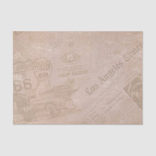 古い新聞 薄葉紙 (正面)