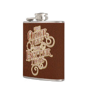 古い方が良い フラスク (左)