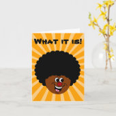 古い方法で新しい友人への挨拶 カード (黄色い花)