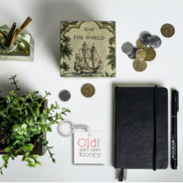 古い方法は新しい方法を開かない引用文赤黒 キーホルダー