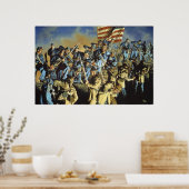 古い旗は地面に触れなかった ポスター (キッチン)