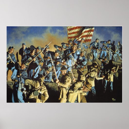 古い旗は地面に触れなかった ポスター (正面)