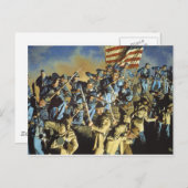 古い旗は地面に触れなかった ポストカード (正面/裏面)