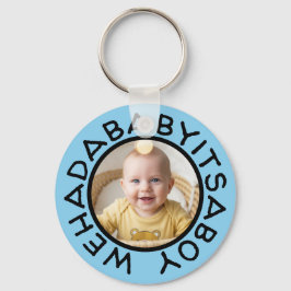 古い日おもしろいからのWehadabyitsaboy文字 キーホルダー