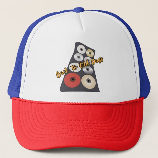 古い日に戻るcdバッグ更新する古い日の雰囲気 キャップ (正面)