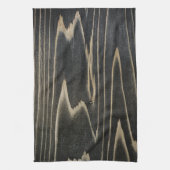 古い日本の木目パターン キッチンタオル (縦)