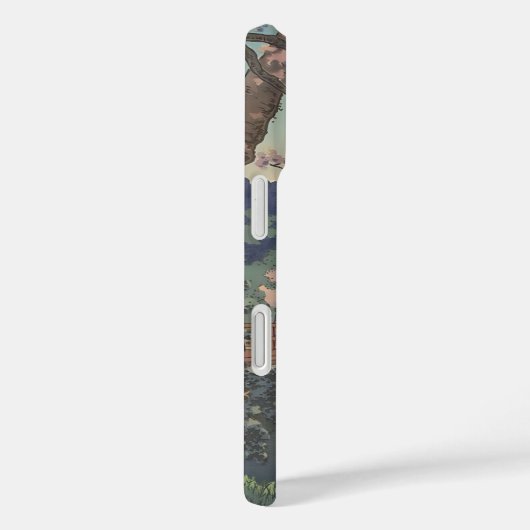 古い日本のArt iPhone16の電話ケース Case-Mate iPhoneケース (裏面 / 右)