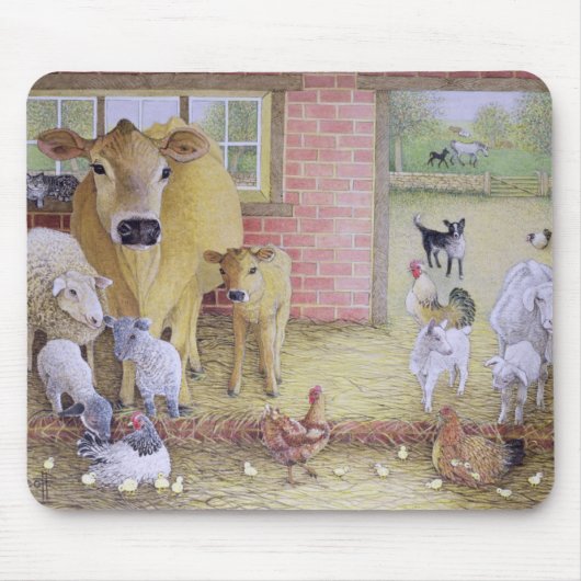 古い日 マウスパッド (正面)